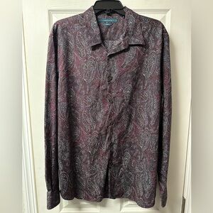 Perry Ellis Principles Size XXL Men's Long Sleeve Shirt